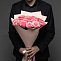 Букет из роз "Розовое облако любви" + конфеты