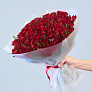 Букет из 101 красной розы (Кения, 40 см)  3